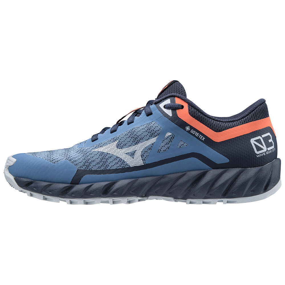 Damske Trail Bežecká Obuv Mizuno Wave Ibuki 3 GTX Modre Vypredaj PGLB12649